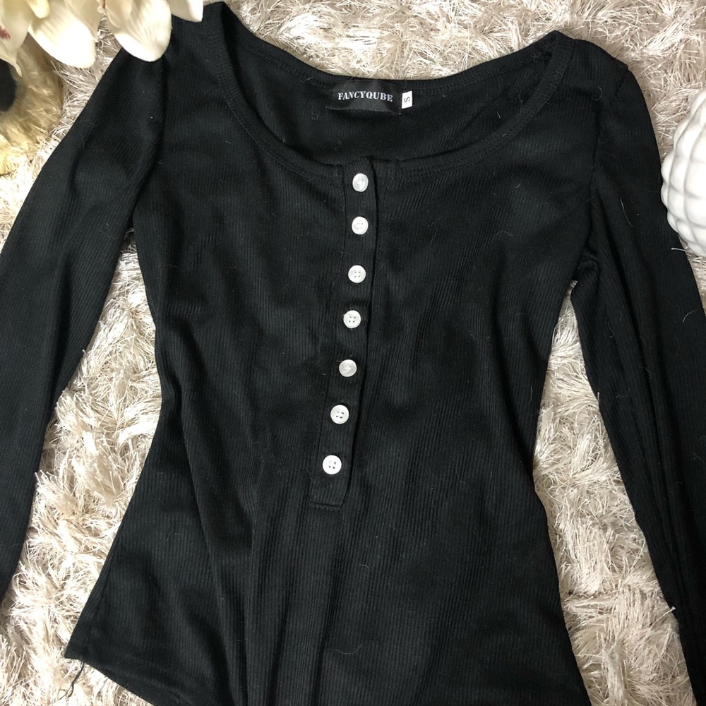 NEW Ribbed Bodysuit - Picture 2 of 6